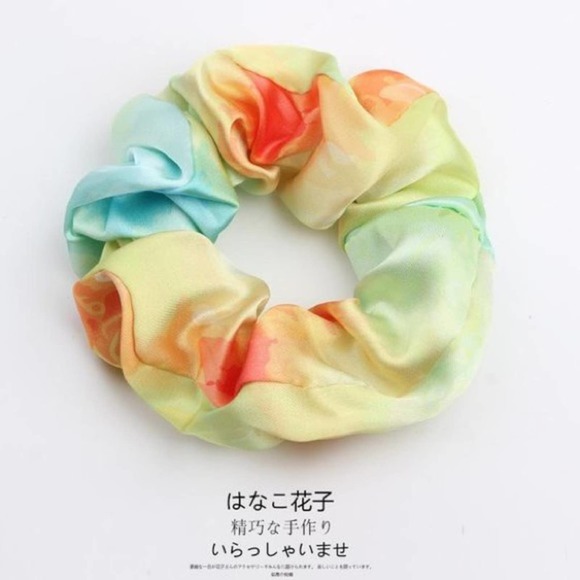 Galaxy Space Multi-Color Scrunchies Set of 4 - Picture 3 of 5